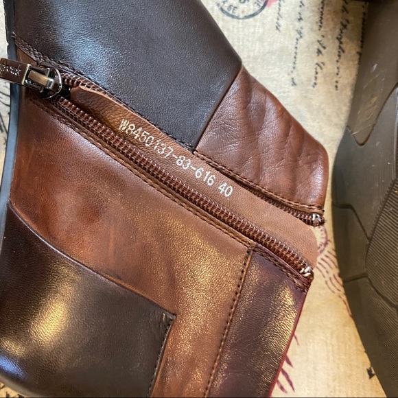 Regarde Le Ciel Leather Patchwork Ankle Bootie 9 - Picture 5 of 15